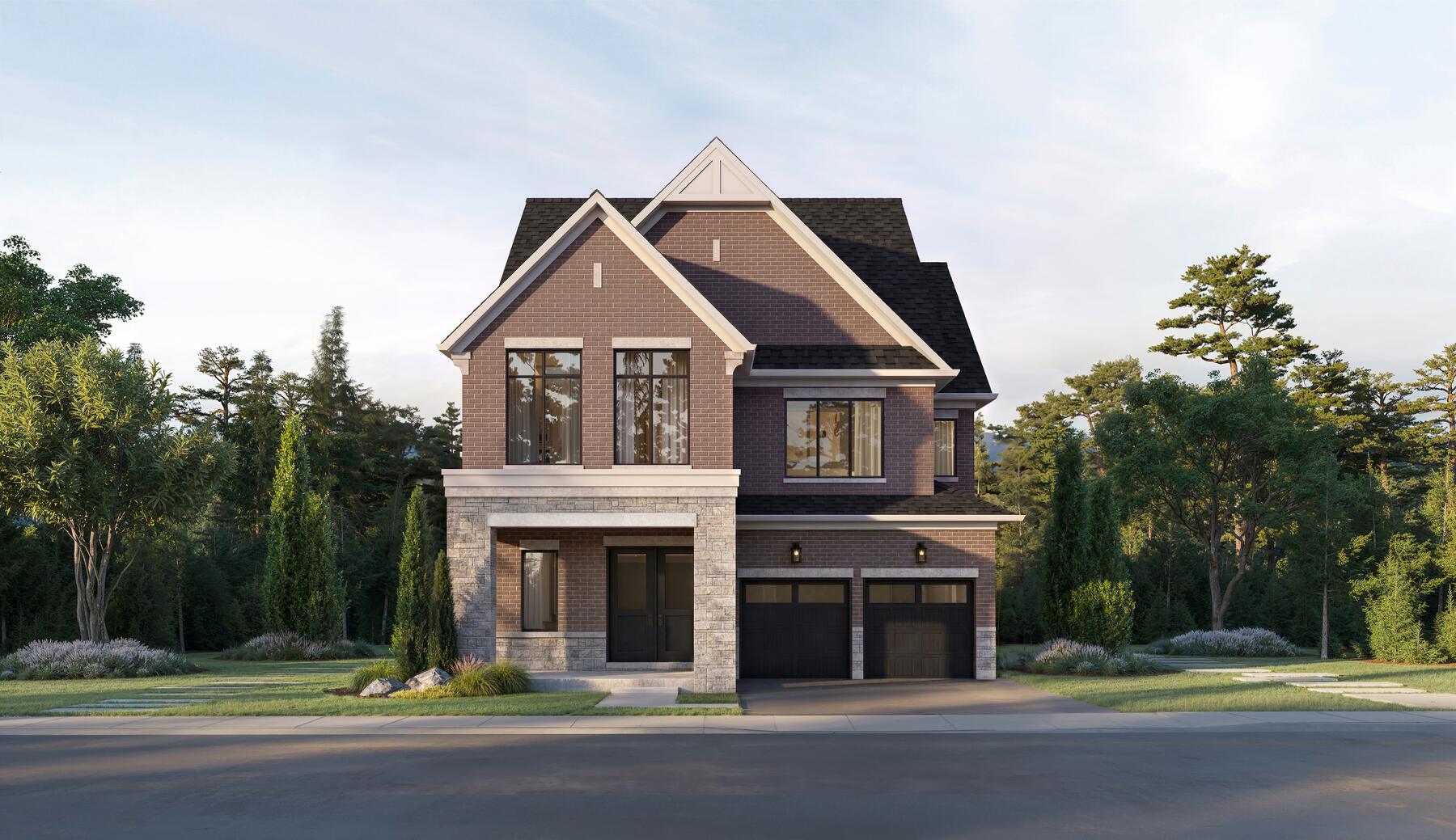 42-foot Collection, The Merlin Loft, Elevation A — artist's rendering