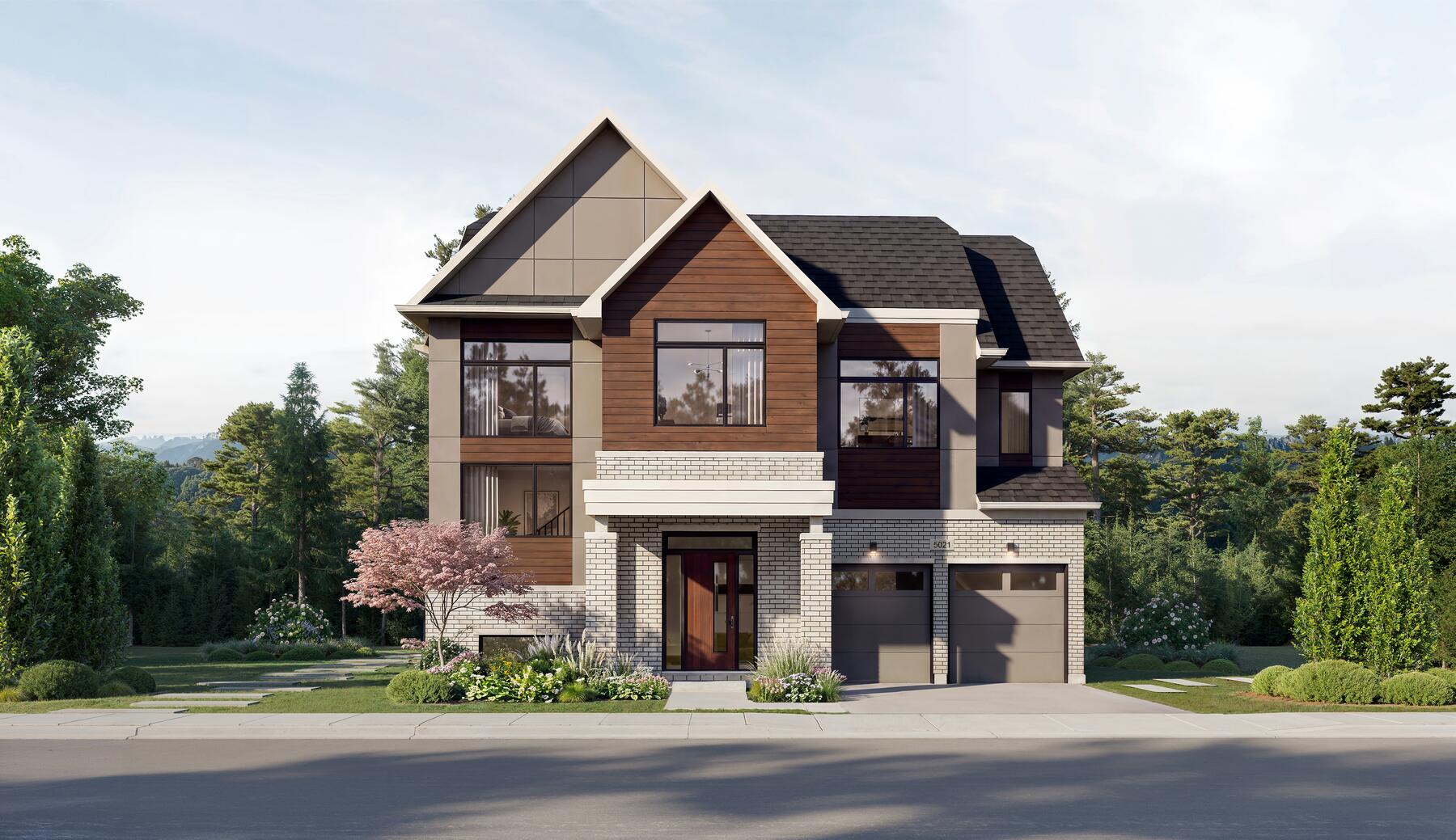 50-foot Collection, The Sandhill Loft, Elevation B — artist's rendering